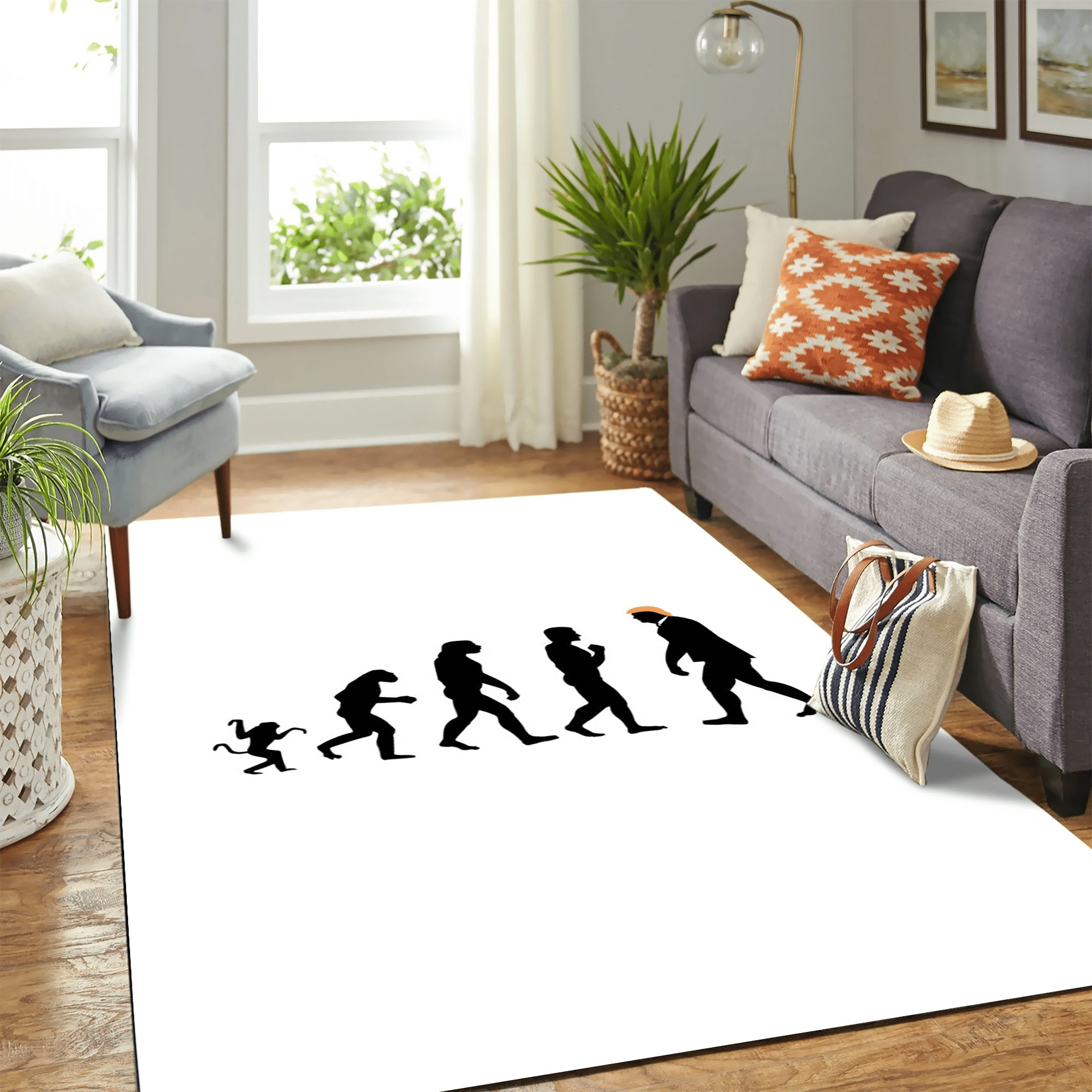 Trump Human Carpet Floor Area Rug Chrismas Gift - Indoor Outdoor Rugs 1