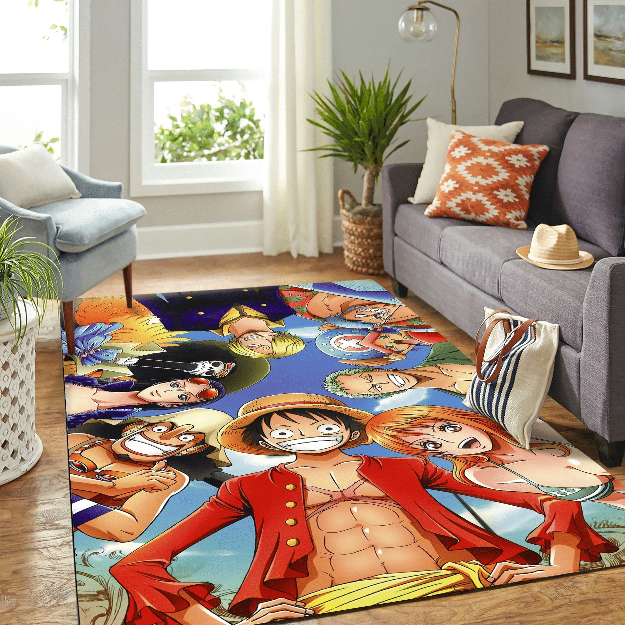Personajes De Once Piece Carpet Floor Area Rug Chrismas Gift - Indoor Outdoor Rugs 1