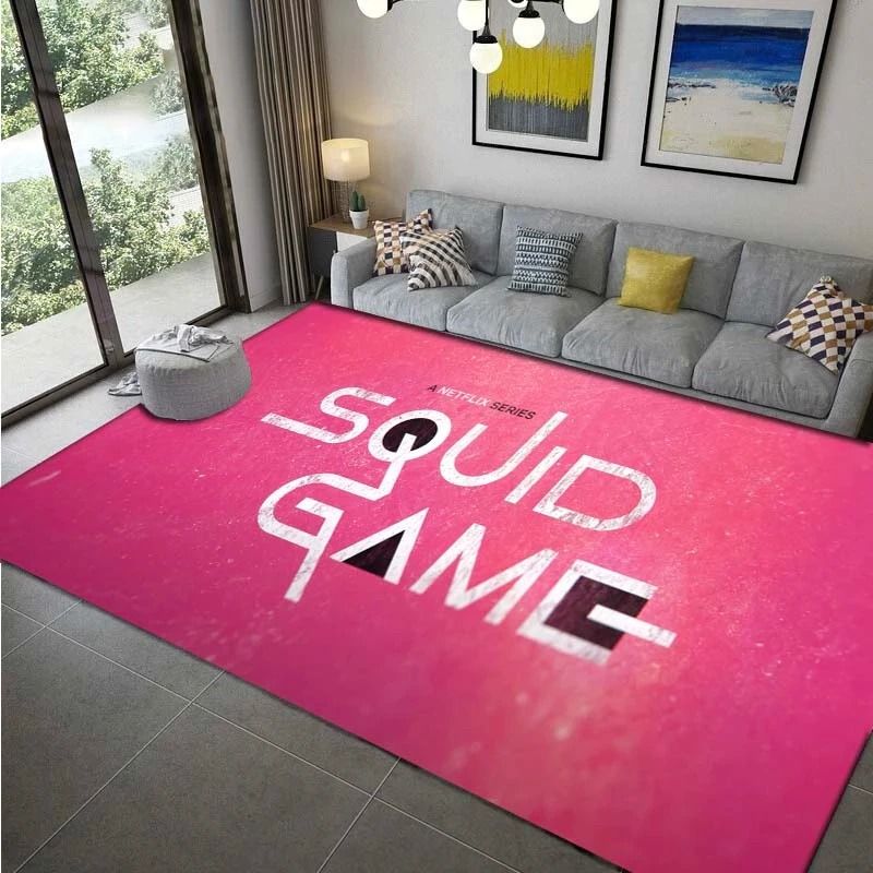 Squid Game Rug For Bedroom And Living Room Carpet Area Rug Home Decoration - Indoor Outdoor Rugs 1