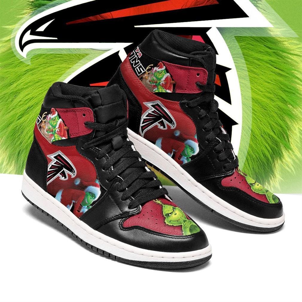 The Grinch Atlanta Falcons Nfl Air Jordan Shoes Sport Sneaker Boots Shoes