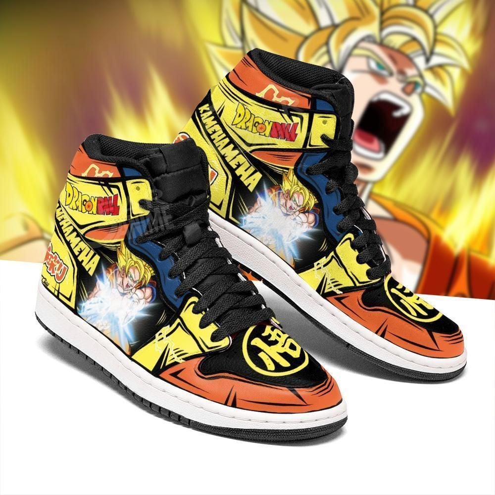 Goku Super Saiyan Dragon Ball Anime Fan Mn05 Air Jordan Shoes Sport Sneakers