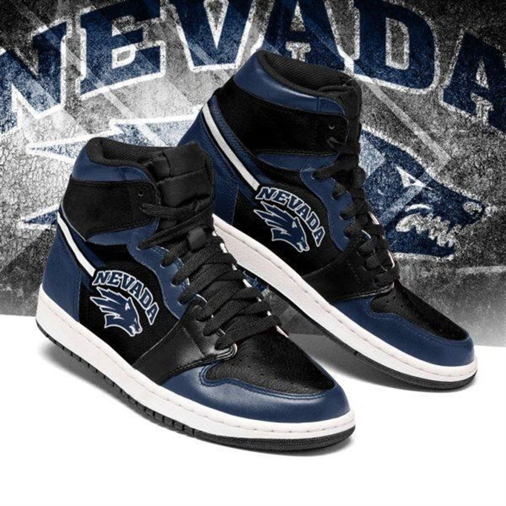 Nevada Wolf Pack Ncaa Air Jordan Shoes Sport Sneakers