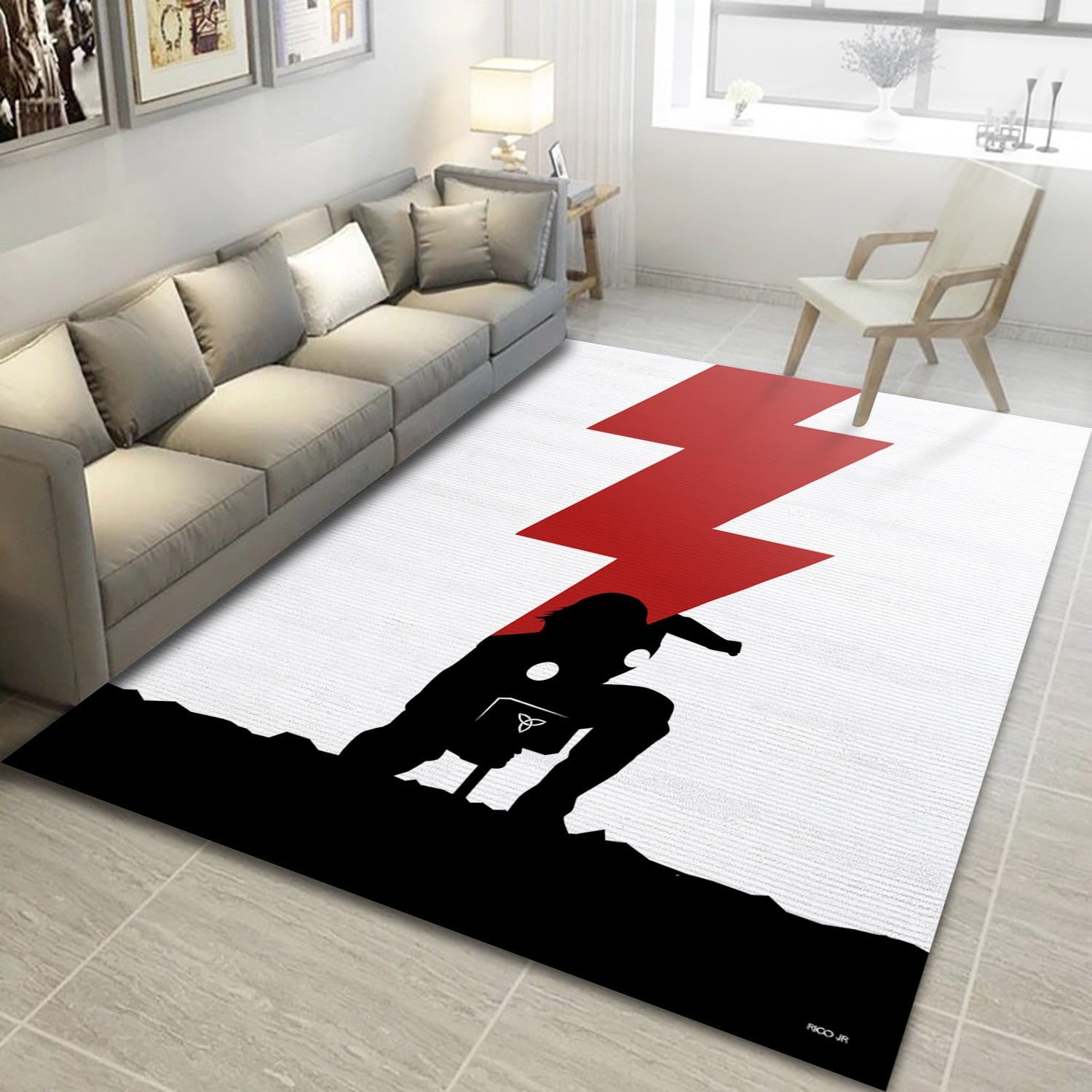 Thor Area Rug, Living Room And Bedroom Rug - Home Decor - Indoor Outdoor Rugs 2