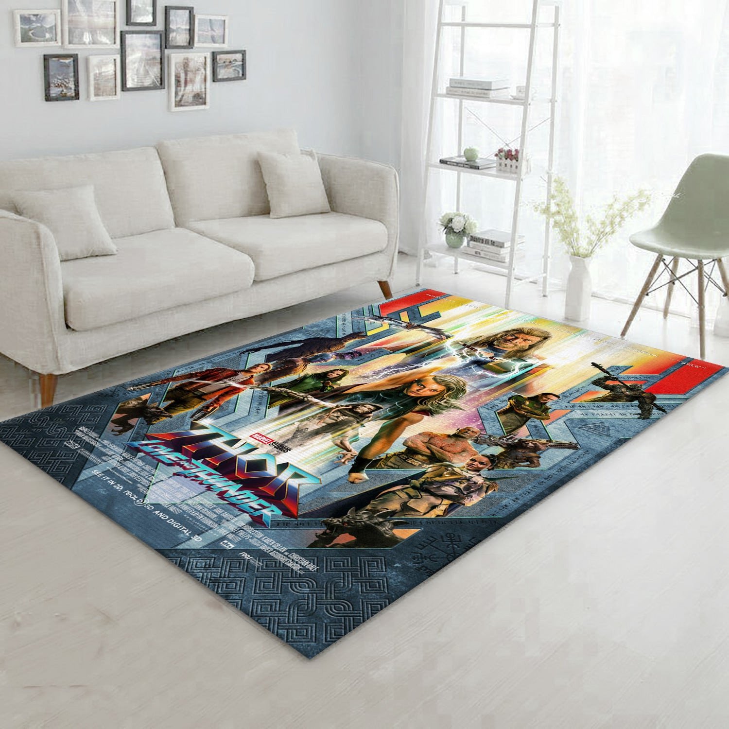 Thor Love And Thunder Movie Area Rug, Bedroom Rug - Home US Decor - Indoor Outdoor Rugs 2