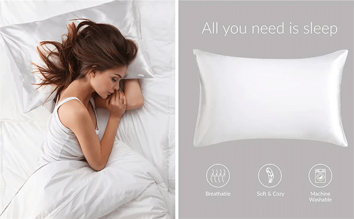 High-Quality Silky Satin Skin Care Pillowcase