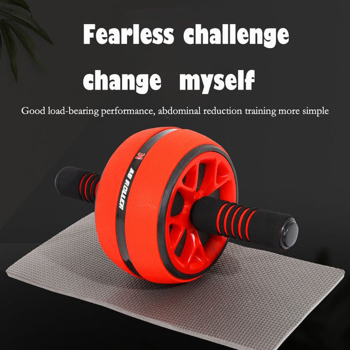 Gym Home equipment Workout Abdominal Muscle AB Wheels Fitness ab wheel roller with Mat 2 buyers