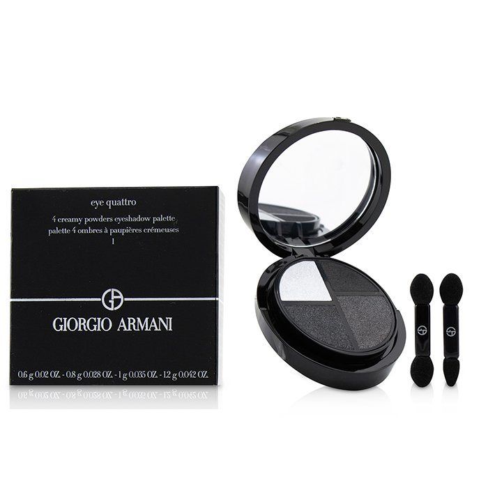 GIORGIO ARMANI - Eye Quattro 4 Creamy Powders Eyeshadow Palette - # 1 Notorious 349675 3.6g/0.125oz