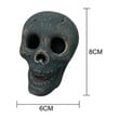 Reusable Ceramic Human Skull Flame Fireproof Logs For Bonfires, Fireplaces, Fire Pits, Gothic Flame