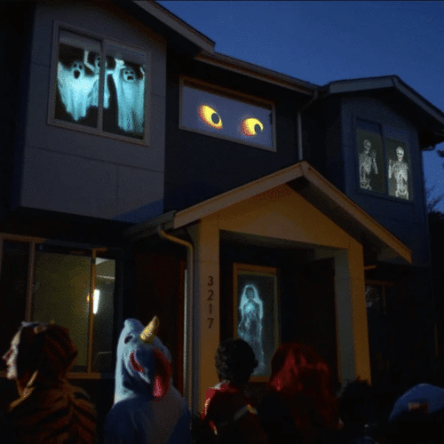 Halloween Holographic Projection!