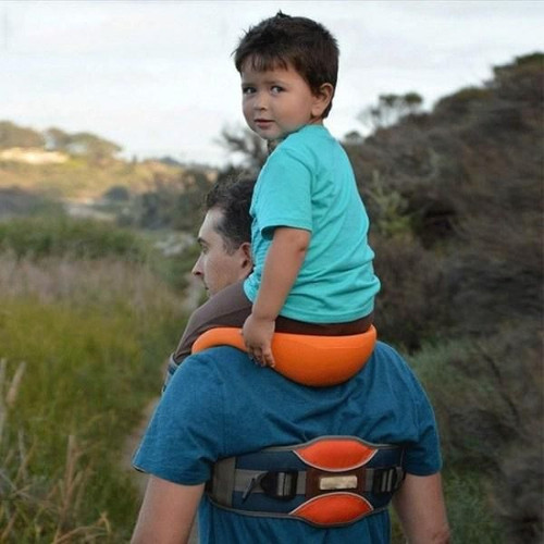 Shoulder Carrier Seat Saddle Kids Child Baby Ankle Straps Hands Backpack Saddle Travel Backpack