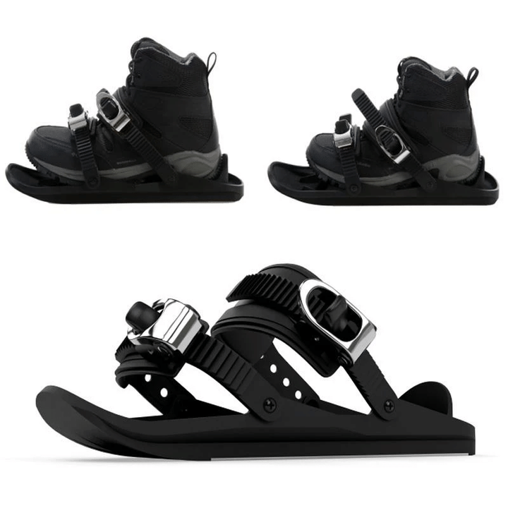 1 Pair Ski Shoes - Adjustable Mini Ski Skates Shoe Attachment For S
