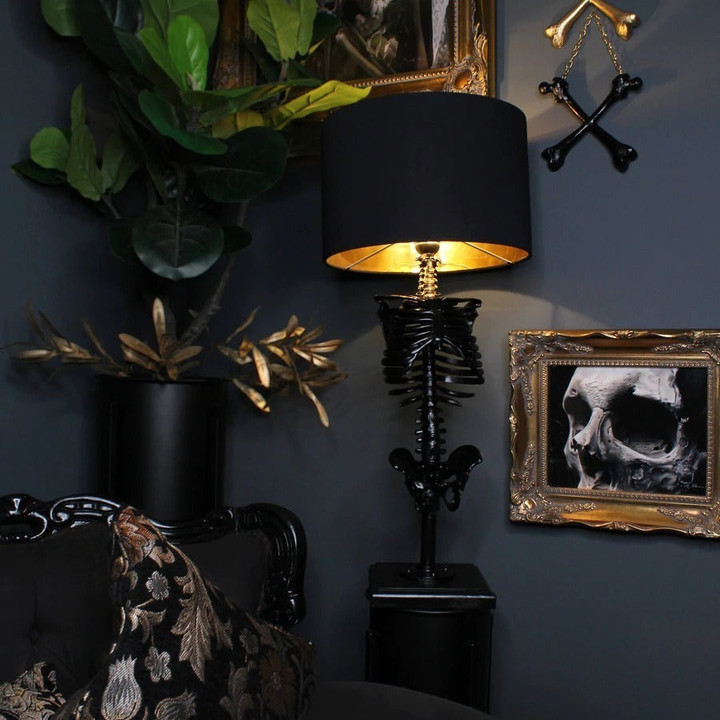Unusual And Cool Skeleton Table Lamp
