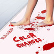 Bloody Color Changing Bath Mat