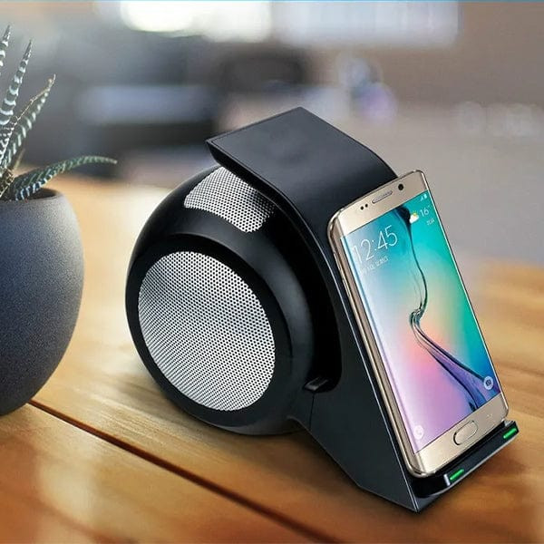 Wireless Phone Charging Stand And Speaker