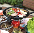 Hunters Creek Portable Korean Outdoor Barbecue Gas Grill Pan Camping Gas Stove Plate Bbq Roasting Cooking Tool Sets
