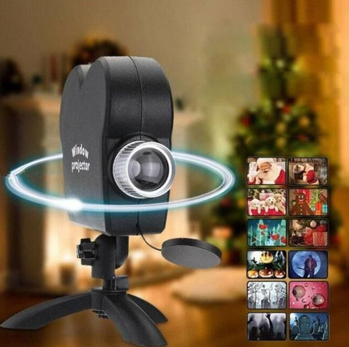 Window Projector For Christmas And Halloween
