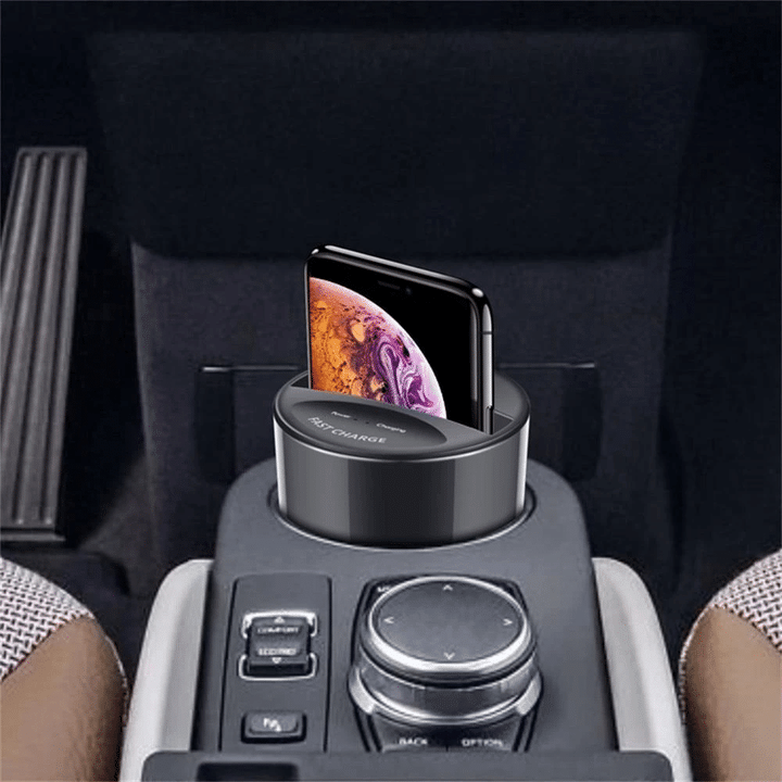 10W Car Wireless Charger Cup With Usb Output