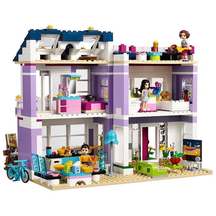 Toys Building Blocks Friends Emma'S House