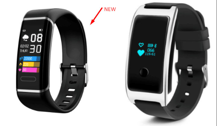 Fitband Blood Pressure Smart Watch Heart Rate Monitor And Pedometer
