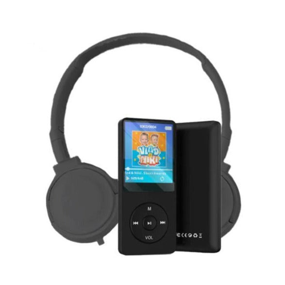 Mp3 Mp4 Player With Headset Kids Headphones With Mp3 Mp4 Player