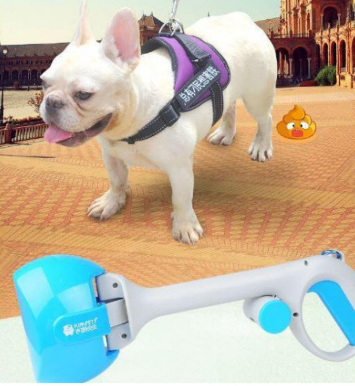 Dog Poop Scooper With Bag for Clean Pet Waste Removal