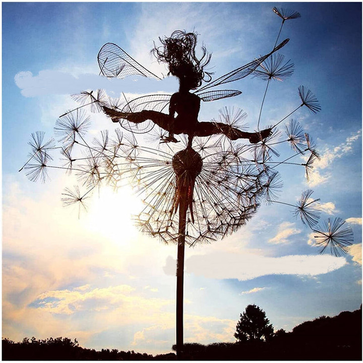Wonderland Garden Decoration - Fairy And Dandelion Dance