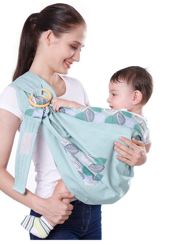 3-In-1 Ring Sling Baby Carrier - Baby Wrap for Mom