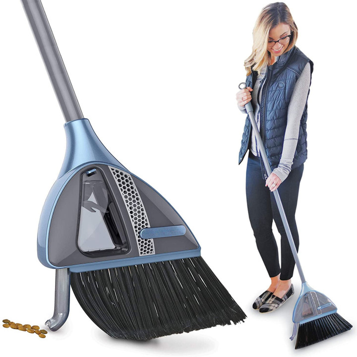Cordless 2-In-1 Vacuum Cleaner Lazy Broom
