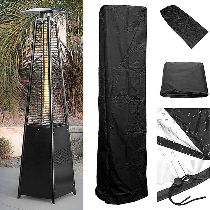 Premium Patio Heater Cover Outdoor Propane Heater Gas Fire Pit Tube Lamp