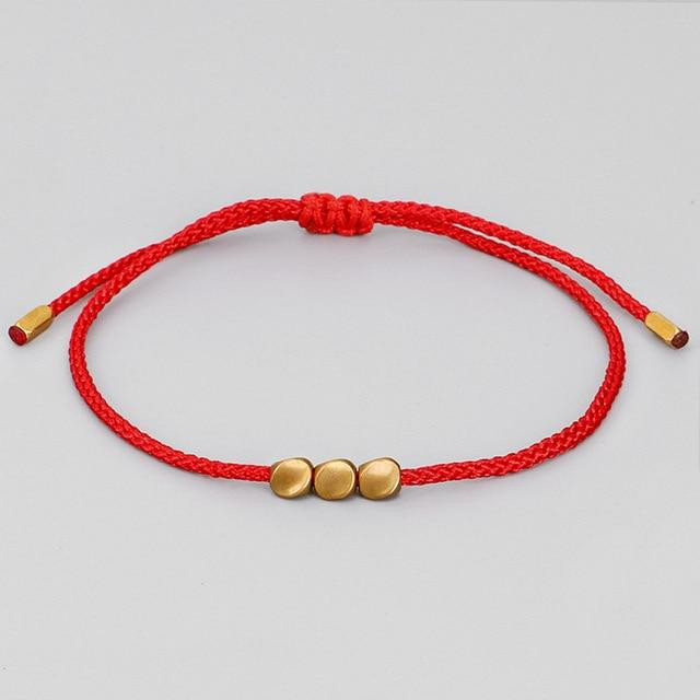 Handmade Tibetan Copper Bead Bracelet