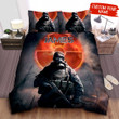 Personalized Us Soldier Wearing Gas Mask Bed Sheets Spread  Duvet Cover Bedding Sets