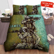 Personalized Us Army Skulls Comrades Bed Sheets Spread  Duvet Cover Bedding Sets