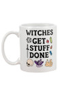 Witches Get Stuff Done Mug Best Gifts For Witch Lovers On Halloween 11 Oz - 15 Oz Mug