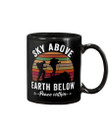 Sky Above Earth Below Peace Mug Gifts For Birthday, Father's Day, Mother's Day, Anniversary Ceramic Coffee 11-15 Oz