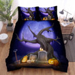 Halloween Jack-O-Lantern On The Grave Artwork Bed Sheets Spread Duvet Cover Bedding Sets