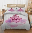 Pink Princess Magic Castle  Bed Sheets Spread  Duvet Cover Bedding Sets