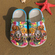 Happy Dachshunds Summer Time Classic Clogs Shoe, Gift For Lover Dachshunds Summer Time Classic Clog Comfy Footwear