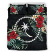 Chuuk Hibiscus Coat Of Arms  Bed Sheets Spread  Duvet Cover Bedding Sets