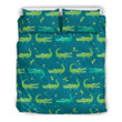 Crocodile Pattern  Bed Sheets Spread  Duvet Cover Bedding Sets