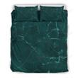 Dark Green Marble Bedding Set Bed Sheets Spread  Duvet Cover Bedding Sets