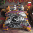 Hippie Motorbike  Bed Sheets Spread  Duvet Cover Bedding Sets