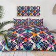 European Floral Classic Cotton Bed Sheets Spread Comforter Duvet Cover Bedding Sets