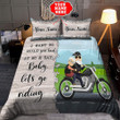 Personalized Biker Couple I Want To Hold Your Hand Bed Sheets Spread Comforter Duvet Cover Bedding Sets