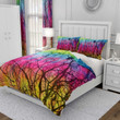 Tie Dye Crow Cotton Bed Sheets Spread Comforter Duvet Cover Bedding Sets