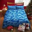 Dolphin Pattern Bed Sheets Duvet Cover Bedding Set
