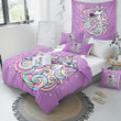Rainbow Unicorn Purple Bedding Set (Duvet Cover & Pillow Cases)