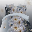 3D Vivid Daisy Printing Cotton Bed Sheets Spread Comforter Duvet Cover Bedding Sets