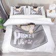 Cute Pug Dog In Pocket Bed Sheets Spread Comforter Duvet Cover Bedding Sets