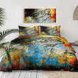 Howling Wolf Art Cotton Bed Sheets Spread Comforter Duvet Cover Bedding Sets