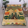 Keep Calm And Camp On Cotton Bed Sheets Spread Comforter Duvet Cover Bedding Sets